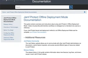 Jamf Protect Offline Deployment Documentation | Jamf