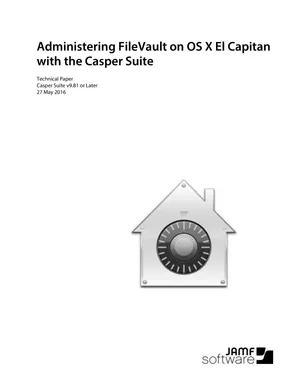 Administering FileVault on OS X El Capitan with the Casper Suite