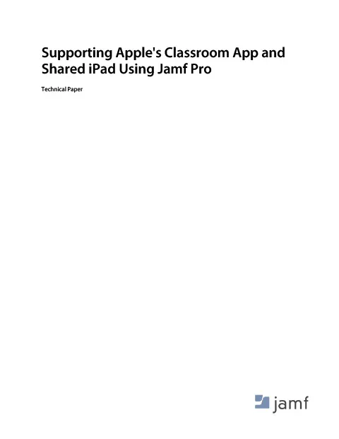 Supporting Apple's Classroom App and Shared iPad Using Jamf Pro ...