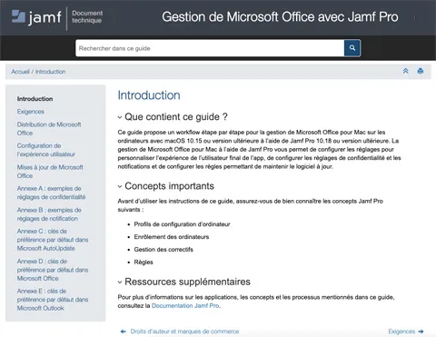 Gestion de Microsoft Office avec Jamf Pro | Jamf