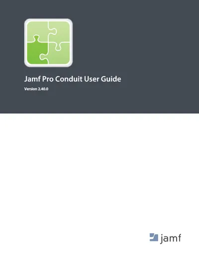 Jamf Pro Conduit User Guide, Version 2.40.0 | Jamf