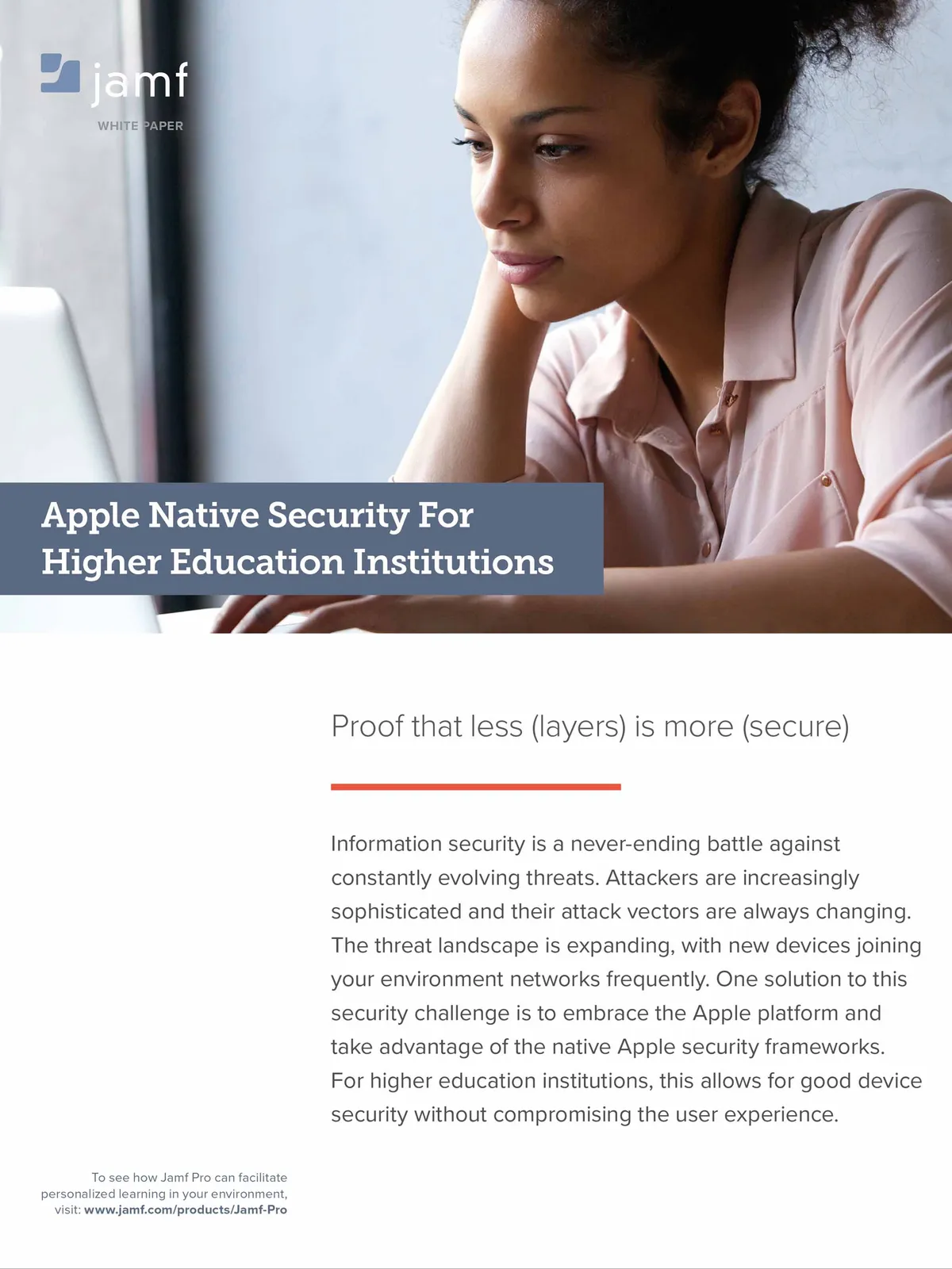 Apple Native Security for Higher Education Institutions | Jamf