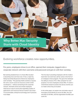 Mac Security | Mac Authentication | Cloud Identity | Jamf