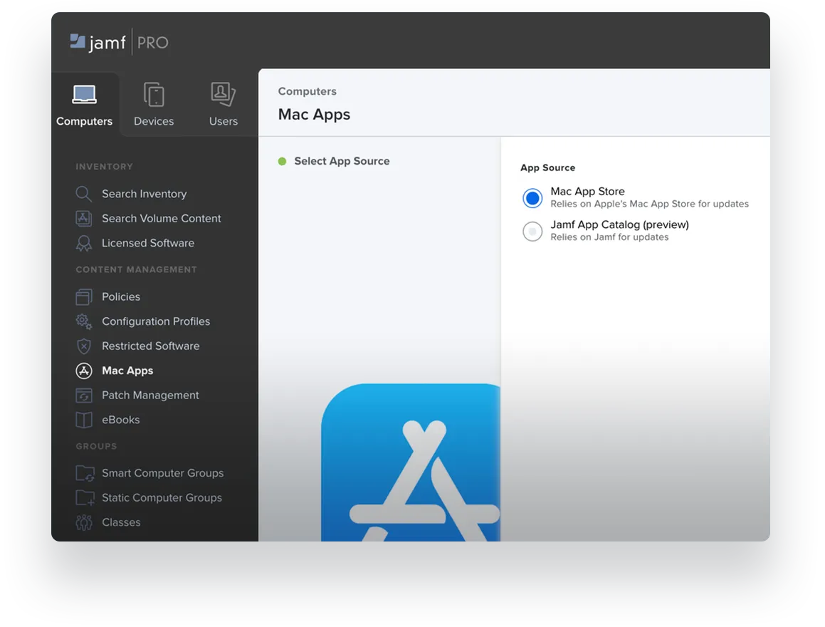 Apple Application Lifecycle Management Jamf Platform